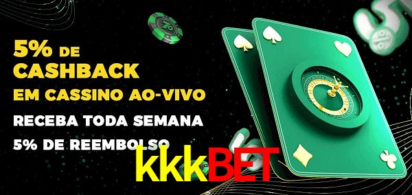 Promoções do cassino ao Vivo kkkbet